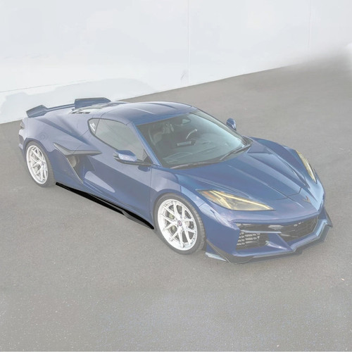 EOS Track Edition Side Skirts - Carbon Flash Metallic - C8 Corvette Z06 (SS-1175-V2-ABS)
