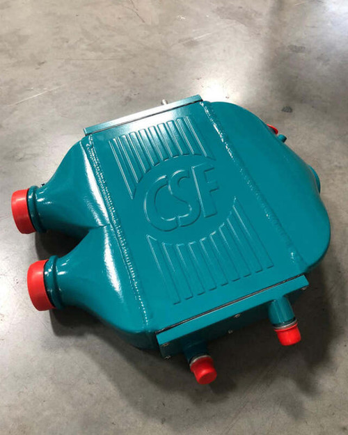 CSF 2014+ BMW M3/M4 (F8X) Top Mount Charge-Air-Cooler - Custom Teal - 8082CT User 1