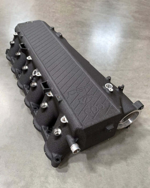 CSF Toyota A90/A91 Supra/ BMW G-Series B58 Charge-Air Cooler Manifold - Crinkle Black - 8200CB Photo - Primary