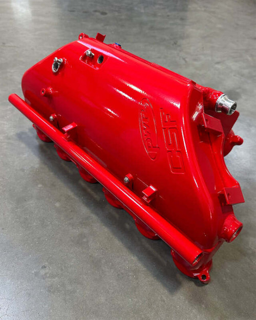 CSF BMW M2/M3/M4 S58 (G8X) Charge-Air Cooler Manifold - Bengal Red Gloss - 8233BRG Photo - Primary