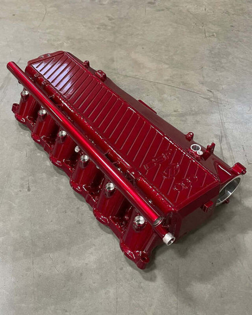 CSF BMW Gen 1 B58 Charge-Air-Cooler Manifold - Illusion Cherry - 8300IR Photo - Primary