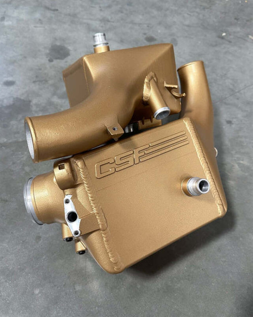 CSF 2014+ BMW X5M (F95) / X6M (F96) / XM (G09) Charge-Air-Cooler - Poly Gold Satin - 8315PGS Photo - Primary