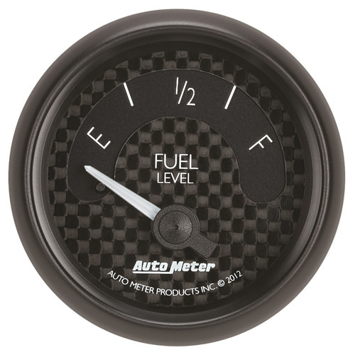Autometer GT Series 52mm Short Sweep Electronic 0-90 ohms Fuel Level (For most 65-97 GM) - 8014