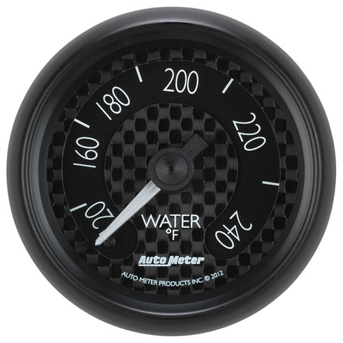 Autometer GT Series 52mm Mechanical 120-240 Deg F Water Temperature Gauge - 8032