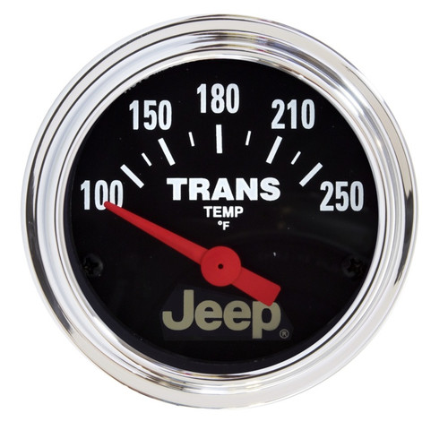 Autometer Jeep 52.4mm Shortl Sweep Electronic 100-250 Def F Transmission Temperature Gauge - 880260