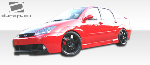 2000-2007 Ford Focus Duraflex Pro-DTM Side Skirts Rocker Panels - 2 Piece / Vehicle Year Make Model Trim - 2000-2007-Ford Focus ALL / Product Type - Sideskirts / Style Name -Pro-DTM / Kit Material - FRP (Fiberglass Reinforced Plastics) / Notes -