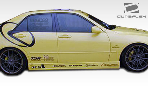 2000-2005 Lexus IS Series IS300 Duraflex V-Speed Side Skirts Rocker Panels - 2 Piece / Vehicle Year Make Model Trim - 2000-2005-Lexus IS ALL / Product Type - Sideskirts / Style Name -V-Speed / Kit Material - FRP (Fiberglass Reinforced Plastics) / Notes -