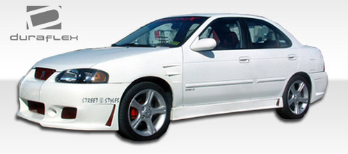 2000-2003 Nissan Sentra Duraflex B-2 Front Bumper Cover - 1 Piece / Vehicle Year Make Model Trim - 2000-2003-Nissan Sentra ALL / Product Type - Front Bumper / Style Name -B-2 / Kit Material - FRP (Fiberglass Reinforced Plastics) / Notes -