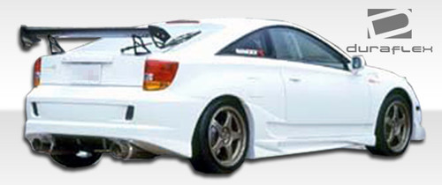 2000-2005 Toyota Celica Duraflex Xtreme Side Skirts Rocker Panels - 2 Piece / Vehicle Year Make Model Trim - 2000-2005-Toyota Celica ALL / Product Type - Sideskirts / Style Name -Xtreme / Kit Material - FRP (Fiberglass Reinforced Plastics) / Notes -