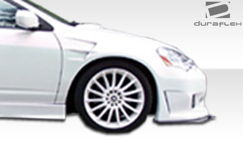 2002-2006 Acura RSX Duraflex X-2 Fenders - 2 Piece / Vehicle Year Make Model Trim - 2002-2006-Acura RSX ALL / Product Type - Fender / Style Name -X-2 / Kit Material - FRP (Fiberglass Reinforced Plastics) / Notes -
