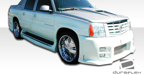2002-2006 Cadillac Escalade Duraflex Platinum Front Bumper Cover - 1 Piece / Vehicle Year Make Model Trim - 2002-2006-Cadillac Escalade ALL / Product Type - Front Bumper / Style Name -Platinum / Kit Material - FRP (Fiberglass Reinforced Plastics) / Notes -