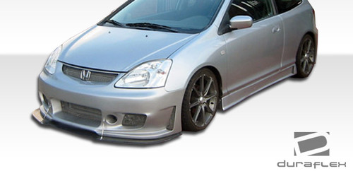 2002-2005 Honda Civic Si HB Duraflex B-2 Front Bumper Cover - 1 Piece / Vehicle Year Make Model Trim - 2002-2005-Honda Civic HB / Product Type - Front Bumper / Style Name -B-2 / Kit Material - FRP (Fiberglass Reinforced Plastics) / Notes -