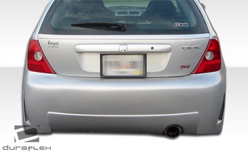 2002-2005 Honda Civic Si HB Duraflex B-2 Rear Bumper Cover - 1 Piece / Vehicle Year Make Model Trim - 2002-2005-Honda Civic HB / Product Type - Rear Bumper / Style Name -B-2 / Kit Material - FRP (Fiberglass Reinforced Plastics) / Notes -