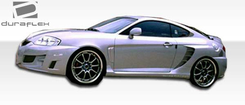 2003-2006 Hyundai Tiburon Duraflex SC-5 Rear Fender Flares - 2 Piece / Vehicle Year Make Model Trim - 2003-2006-Hyundai Tiburon ALL / Product Type - Fender Flare / Style Name -SC-5 / Kit Material - FRP (Fiberglass Reinforced Plastics) / Notes -