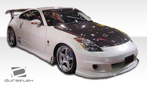 2003-2008 Nissan 350Z Z33 Duraflex Spirit Side Skirts Rocker Panels - 2 Piece / Vehicle Year Make Model Trim - 2003-2008-Nissan 350Z ALL / Product Type - Sideskirts / Style Name -Spirit / Kit Material - FRP (Fiberglass Reinforced Plastics) / Notes -