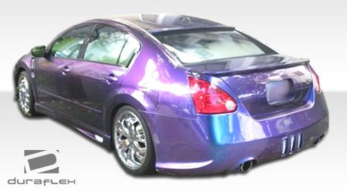 2004-2008 Nissan Maxima Duraflex VIP Rear Bumper Cover - 1 Piece / Vehicle Year Make Model Trim - 2004-2008-Nissan Maxima ALL / Product Type - Rear Bumper / Style Name -VIP / Kit Material - FRP (Fiberglass Reinforced Plastics) / Notes -