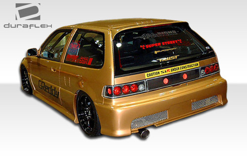 1988-1991 Honda Civic HB Duraflex Type M Side Skirts Rocker Panels - 2 Piece / Vehicle Year Make Model Trim - 1988-1991-Honda Civic HB / Product Type - Sideskirts / Style Name -Type M / Kit Material - FRP (Fiberglass Reinforced Plastics) / Notes -