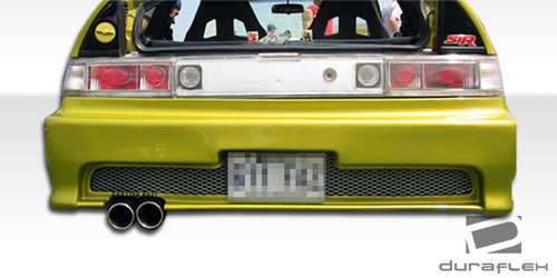 1988-1991 Honda CR-X Duraflex Type M Rear Bumper Cover - 1 Piece / Vehicle Year Make Model Trim - 1988-1991-Honda CRX ALL / Product Type - Rear Bumper / Style Name -Type M / Kit Material - FRP (Fiberglass Reinforced Plastics) / Notes -