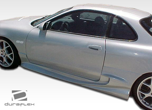 1990-1993 Toyota Celica Duraflex Vader 2 Side Skirts Rocker Panels - 2 Piece / Vehicle Year Make Model Trim - 1990-1993-Toyota Celica ALL / Product Type - Sideskirts / Style Name -Vader 2 / Kit Material - FRP (Fiberglass Reinforced Plastics) / Notes -