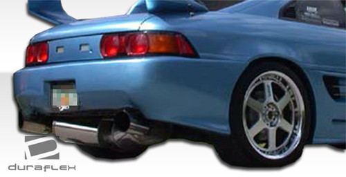 1991-1995 Toyota MR2 Duraflex Type T Rear Bumper Cover - 1 Piece / Vehicle Year Make Model Trim - 1991-1995-Toyota MR2 ALL / Product Type - Rear Bumper / Style Name -Type T / Kit Material - FRP (Fiberglass Reinforced Plastics) / Notes -