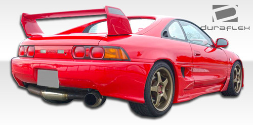 1991-1995 Toyota MR2 Duraflex Type T Side Skirts Rocker Panels - 2 Piece / Vehicle Year Make Model Trim - 1991-1995-Toyota MR2 ALL / Product Type - Sideskirts / Style Name -Type T / Kit Material - FRP (Fiberglass Reinforced Plastics) / Notes -
