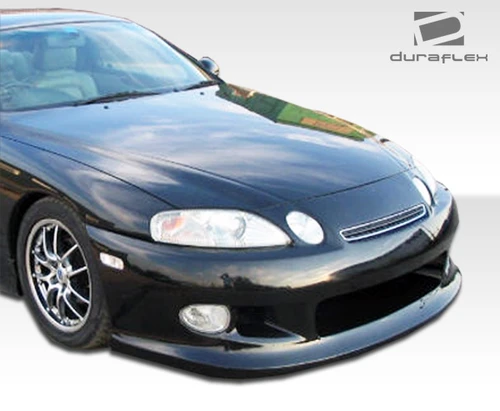 1992-2000 Lexus SC Series SC300 SC400 Duraflex J-Magic Front Bumper Cover - 1 Piece / Vehicle Year Make Model Trim - 1992-2000-Lexus SC ALL / Product Type - Front Bumper / Style Name -J-Magic / Kit Material - FRP (Fiberglass Reinforced Plastics) / Notes - Note: front bumper is designed to incorporate the 97-00 model high beam and fog lights. 92-96 models will need slight modifications to fit properly.