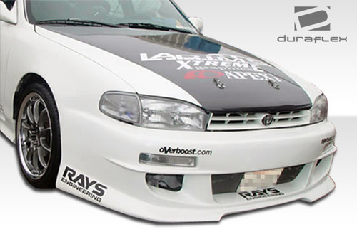 1992-1996 Toyota Camry Duraflex Swift Front Bumper Cover - 1 Piece / Vehicle Year Make Model Trim - 1992-1996-Toyota Camry ALL / Product Type - Front Bumper / Style Name -Swift / Kit Material - FRP (Fiberglass Reinforced Plastics) / Notes -