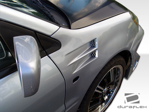 1993-1997 Honda Del Sol Duraflex X-2 Fenders - 2 Piece / Vehicle Year Make Model Trim - 1993-1997-Honda Del Sol ALL / Product Type - Fender / Style Name -X-2 / Kit Material - FRP (Fiberglass Reinforced Plastics) / Notes -