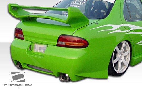 1993-1997 Nissan Altima Duraflex Evo 3 Rear Bumper Cover - 1 Piece (S) / Vehicle Year Make Model Trim - 1993-1997-Nissan Altima ALL / Product Type - Rear Bumper / Style Name -Evo 3 / Kit Material - FRP (Fiberglass Reinforced Plastics) / Notes - Note: All Overstock products are sold on a first come, first serve basis. Overstock products are sold as is, and all sales are final. Overstock products may not be returned or exchanged.