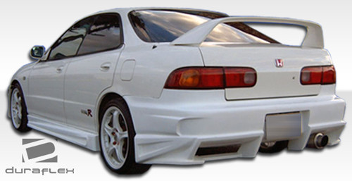 1994-2001 Acura Integra 4DR Duraflex Bomber Side Skirts Rocker Panels - 2 Piece / Vehicle Year Make Model Trim - 1994-2001-Acura Integra 4DR / Product Type - Sideskirts / Style Name -Bomber / Kit Material - FRP (Fiberglass Reinforced Plastics) / Notes -