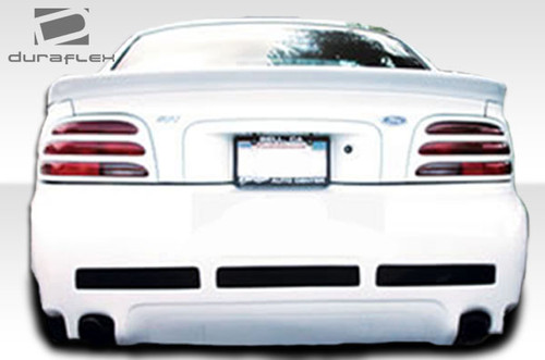 1994-1998 Ford Mustang Duraflex Colt 2 Rear Bumper Cover - 1 Piece / Vehicle Year Make Model Trim - 1994-1998-Ford Mustang ALL / Product Type - Rear Bumper / Style Name -Colt 2 / Kit Material - FRP (Fiberglass Reinforced Plastics) / Notes -