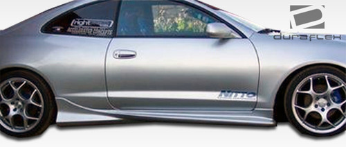 1994-1999 Toyota Celica Duraflex Vader Side Skirts Rocker Panels - 2 Piece / Vehicle Year Make Model Trim - 1994-1999-Toyota Celica ALL / Product Type - Sideskirts / Style Name -Vader / Kit Material - FRP (Fiberglass Reinforced Plastics) / Notes -