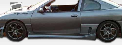 1995-2005 Chevrolet Cavalier 2DR Drifter 1995-2002 Pontiac Sunfire 2DR Duraflex Blits Side Skirts Rocker Panels - 2 Piece / Vehicle Year Make Model Trim - 1995-2005-Chevrolet Cavalier 2DR / Product Type - Sideskirts / Style Name -Blits / Kit Material - FRP (Fiberglass Reinforced Plastics) / Notes -