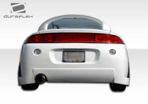 1995-1999 Mitsubishi Eclipse Eagle Talon Duraflex B-2 Rear Bumper Cover - 1 Piece / Vehicle Year Make Model Trim - 1995-1999-Mitsubishi Eclipse ALL / Product Type - Rear Bumper / Style Name -B-2 / Kit Material - FRP (Fiberglass Reinforced Plastics) / Notes - Note: talon models will need modifications to the rear bumper to fit properly.