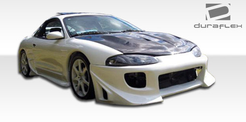 1995-1996 Mitsubishi Eclipse Eagle Talon Duraflex Blits Front Bumper Cover - 1 Piece / Vehicle Year Make Model Trim - 1995-1996-Mitsubishi Eclipse ALL / Product Type - Front Bumper / Style Name -Blits / Kit Material - FRP (Fiberglass Reinforced Plastics) / Notes -