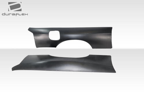 1995-1998 Nissan 240SX S14 Duraflex M-1 Sport Rear Fender Flares (+40mm) - 2 Piece / Vehicle Year Make Model Trim - 1995-1998-Nissan 240SX ALL / Product Type - Fender Flare / Style Name -M-1 / Kit Material - FRP (Fiberglass Reinforced Plastics) / Notes - Note: rear fenders are 40mm over fenders which go over the rear quarter panels