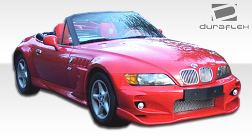 1996-2002 BMW Z3 E36/7 4 cyl Duraflex Vader Side Skirts Rocker Panels - 4 Piece / Vehicle Year Make Model Trim - 1996-2002-BMW Z3 ALL / Product Type - Sideskirts / Style Name -Vader / Kit Material - FRP (Fiberglass Reinforced Plastics) / Notes - Note: this item only fits 4 cylinder models. the 2.8l model has wider rear fenders and different sideskirt lengths, making modifications necessary for these models.