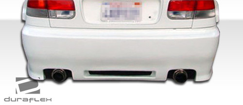 1996-2000 Honda Civic 2dr / 4DR Duraflex Spyder Rear Bumper Cover - 1 Piece / Vehicle Year Make Model Trim - 1996-2000-Honda Civic 2DR / Product Type - Rear Bumper / Style Name -Spyder / Kit Material - FRP (Fiberglass Reinforced Plastics) / Notes -