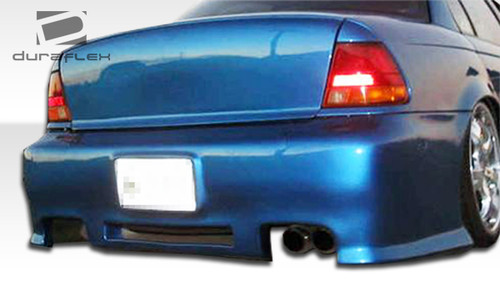 1996-2002 Saturn SL Duraflex Spyder Rear Bumper Cover - 1 Piece / Vehicle Year Make Model Trim - 1996-2002-Saturn SL - Saturn ALL / Product Type - Rear Bumper / Style Name -Spyder / Kit Material - FRP (Fiberglass Reinforced Plastics) / Notes -
