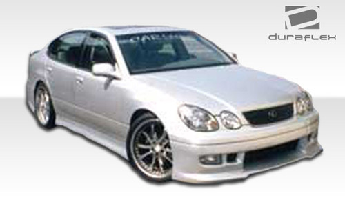 1998-2005 Lexus GS Series GS300 GS400 GS430 Duraflex Type W Side Skirts Rocker Panels - 2 Piece / Vehicle Year Make Model Trim - 1998-2005-Lexus GS ALL / Product Type - Sideskirts / Style Name -Type W / Kit Material - FRP (Fiberglass Reinforced Plastics) / Notes -