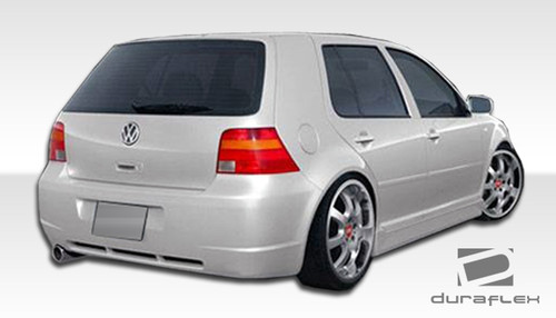 1999-2005 Volkswagen Golf 4DR Duraflex R32 Side Skirts Rocker Panels - 2 Piece / Vehicle Year Make Model Trim - 1999-2005-Volkswagen Golf 4DR / Product Type - Sideskirts / Style Name -R32 / Kit Material - FRP (Fiberglass Reinforced Plastics) / Notes - Note: side skirts are designed for 4dr models. 2dr models will need modification to fit properly.