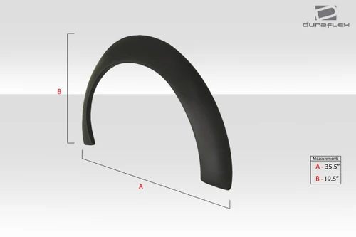 Universal Duraflex Fender Flares - 2 Piece (S) / Vehicle Year Make Model Trim - --  ALL / Product Type - Fender Flare / Style Name -\Universal / Kit Material - FRP (Fiberglass Reinforced Plastics) / Notes - Note: fits most applications.