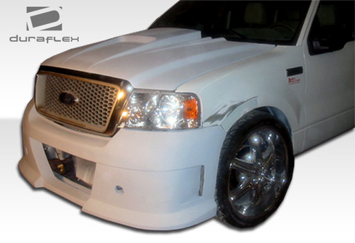 2004-2008 Ford F-150 2006-2008 Lincoln Mark LT Duraflex Platinum Hood - 1 Piece / Vehicle Year Make Model Trim - 2004-2008-Ford F150 ALL / Product Type - Hood / Style Name -Platinum / Kit Material - FRP (Fiberglass Reinforced Plastics) / Notes - Note: Hood pins are required.