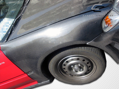 1992-1995 Honda Civic 2DR / HB Carbon Creations OEM Look Fenders - 2 Piece / Vehicle Year Make Model Trim - 1992-1995-Honda Civic 2DR / Product Type - Fender / Style Name -OEM Look / Kit Material - Carbon Fiber / Notes -