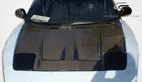 1991-1995 Toyota MR2 Carbon Creations Type B Hood - 1 Piece / Vehicle Year Make Model Trim - 1991-1995-Toyota MR2 ALL / Product Type - Hood / Style Name -Type B / Kit Material - Carbon Fiber / Notes - Note: Hood pins are required.