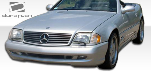 1990-2002 Mercedes SL Class R129 Duraflex AMG Look Front Bumper Cover - 1 Piece / Vehicle Year Make Model Trim - 1990-2002-Mercedes SL - Mercedes ALL / Product Type - Front Bumper / Style Name -AMG Look / Kit Material - FRP (Fiberglass Reinforced Plastics) / Notes - note: uses 96-02 AMG R129 SL500 SL600 fog light