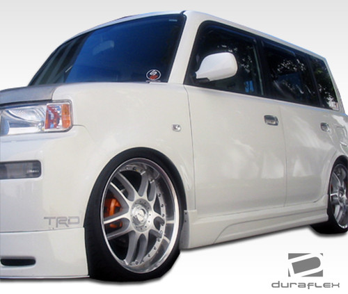 2004-2007 Scion xB Duraflex F-1 Side Skirts Rocker Panels - 2 Piece / Vehicle Year Make Model Trim - 2004-2007-Scion xB ALL / Product Type - Sideskirts / Style Name -F-1 / Kit Material - FRP (Fiberglass Reinforced Plastics) / Notes -