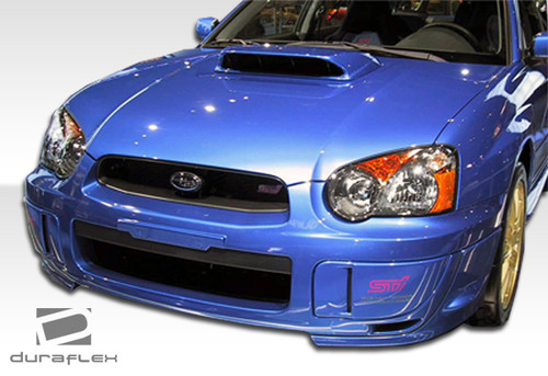 2004-2005 Subaru Impreza WRX STI Duraflex STI Look Front Bumper Cover - 1 Piece / Vehicle Year Make Model Trim - 2004-2005-Subaru Impreza ALL / Product Type - Front Bumper / Style Name -STI Look / Kit Material - FRP (Fiberglass Reinforced Plastics) / Notes - Note: fog light covers sold separately