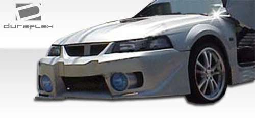 1999-2004 Ford Mustang Duraflex Evo 5 Front Bumper Cover - 1 Piece / Vehicle Year Make Model Trim - 1999-2004-Ford Mustang ALL / Product Type - Front Bumper / Style Name -Evo 5 / Kit Material - FRP (Fiberglass Reinforced Plastics) / Notes -