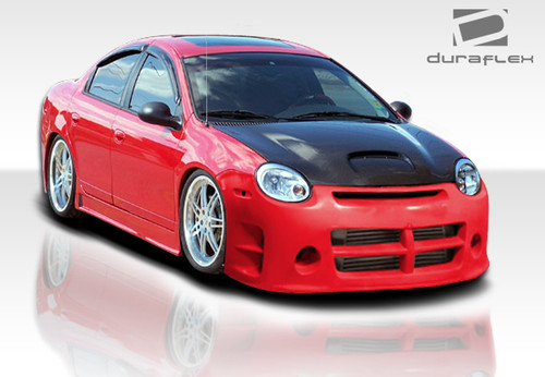 2000-2005 Dodge Neon Duraflex B-2 Side Skirts Rocker Panels - 2 Piece / Vehicle Year Make Model Trim - 2000-2005-Dodge Neon ALL / Product Type - Sideskirts / Style Name -B-2 / Kit Material - FRP (Fiberglass Reinforced Plastics) / Notes -